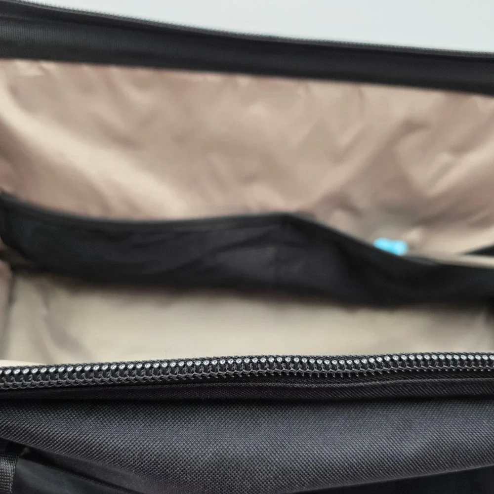 Halfday Black Double Decker Weekender Bag Shoe Compartment Trolley Sleeve NWT